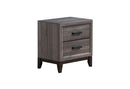 Kate - 4 Piece Full Bedroom Set (Bed, Dresser, Mirror, Nightstand) - Foil Gray