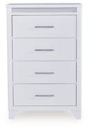 Jarlee - Four Drawer Chest - White