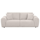 Burnett - Chenille Upholstered Wide Arm Sofa