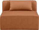 Cube - Armless Chair - Cognac