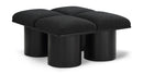 Pavilion - 4 Piece Modular Bench With Black Base