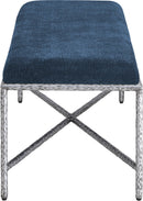 Valley - Bench With Silver Frame