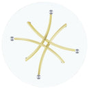 Beckham - Round Glass Top Dining Table