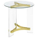 Janessa - Acrylic Coffee And End Table Set