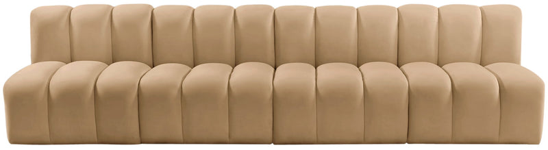 Arc - Velvet 4 Seats Modular Sofa