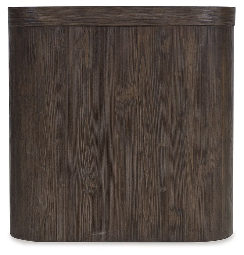 Neo - Square End Table - Rich Brown