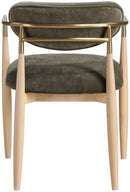 Riccio - Fabric Dining Arm Chair (Set of 2) - Natural Frame