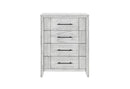 Elsie - 5 Piece King Bedroom Set - Light Gray