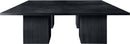 Belinda - Mid-Century Modern Modular Dining Table - Black