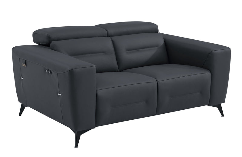 989 - Power Reclining Loveseat With Power Headrest