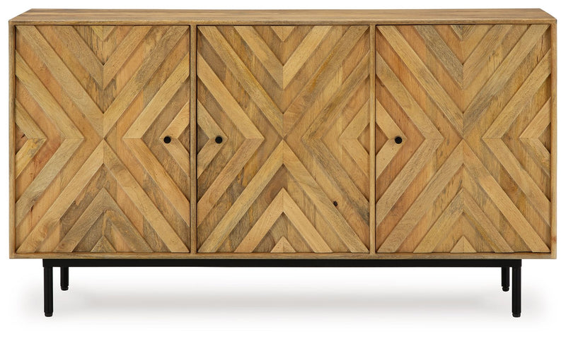 Cadewick - Natural - Accent Cabinet