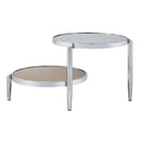 Abbe - Coffee Table - Glass & Chrome