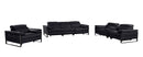 1246 - Modular Power Triple Reclining Sofa, Console Loveseat, And Chair Set With Power Headrests