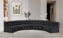 Arc - Faux Leather 7 Piece U-Shaped Modular Sofa