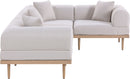 Laguna - 4 Piece 106.5" Upholstered Outdoor Patio Modular Sectional
