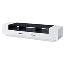 Armour - TV Stand - White & Black