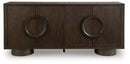 Veeda - Accent Cabinet - Dark Brown