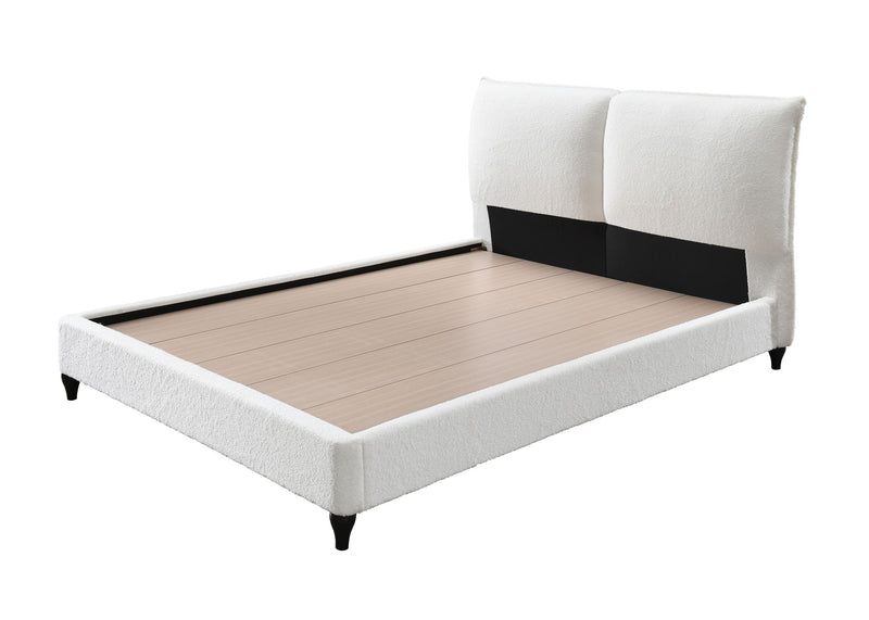 Jenn - Upholstered Bed With Decking Board Set