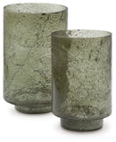 Clarkton - Candle Holder Set (Set of 2) - Green