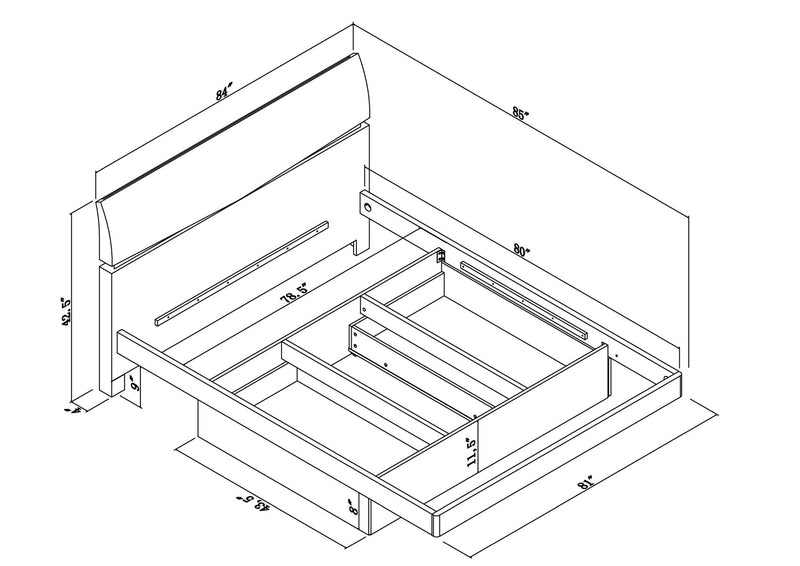 Wynn - Storage Bed