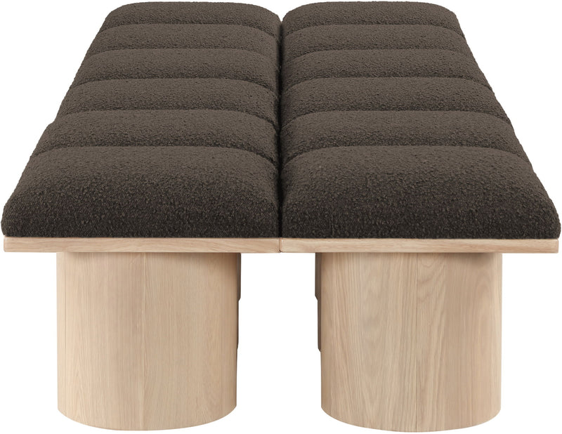 Pavilion - 12 Piece Modular Bench With Natural Base