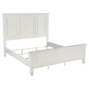 Sandy Beach - 63" Panel Bed with High Headboard
