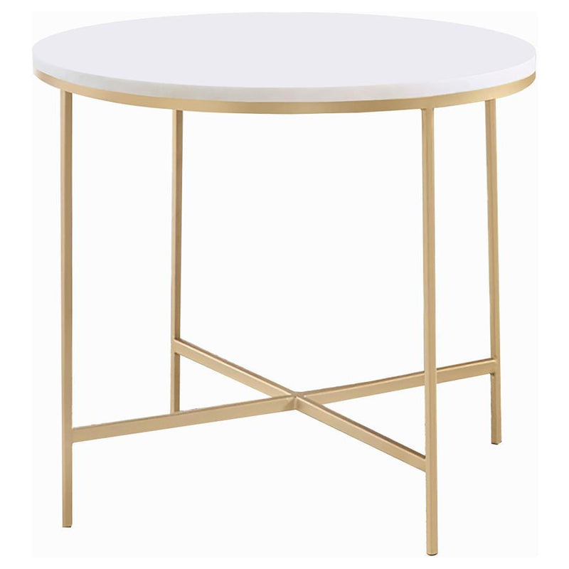 Ellison - Round Marble Top Table