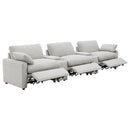 Collins - 5-Piece Power Reclining Home Theater Seating