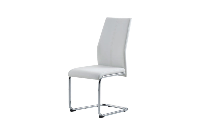 D41 - Dining Chair Leatherette - White