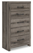Graystorm - Five Drawer Chest - Brown Gray