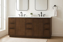 Willard - Engineered Stone And Solid Wood Bathroom Vanity