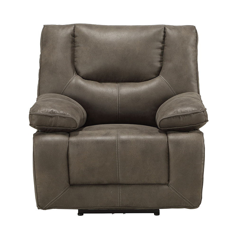 Harumi - Power Motion Recliner With USB - Gray Fabric