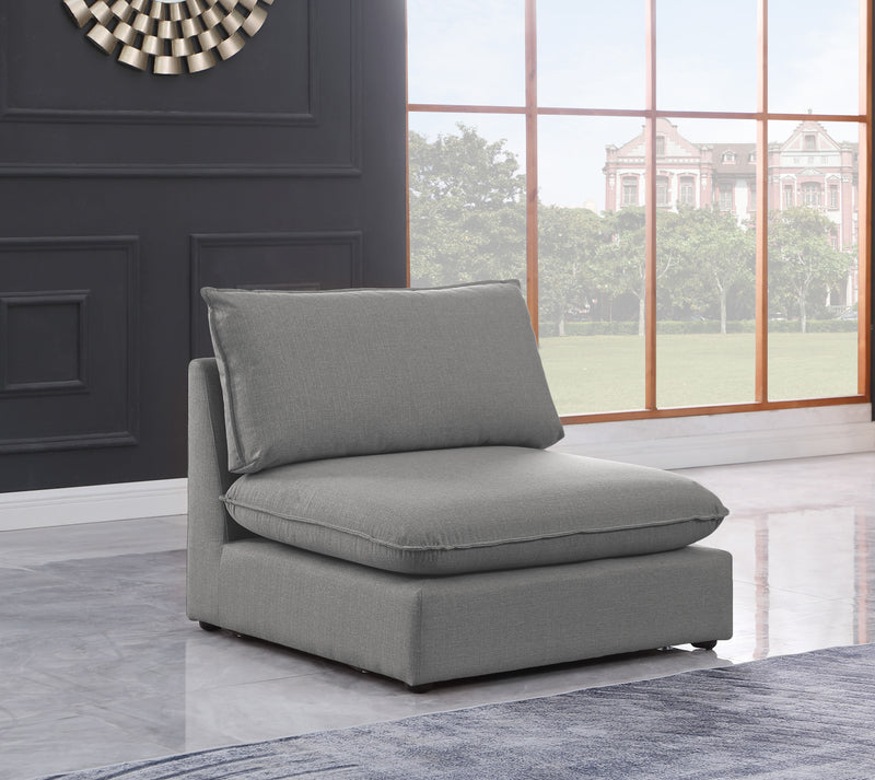 Mackenzie - Armless Chair - Gray