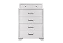 Jordyn - 5 Piece Full Bedroom Set - White
