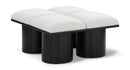 Pavilion - 4 Piece Modular Bench With Black Base