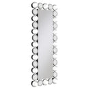 Aghes - Wall Mirror With Lighting - Silver