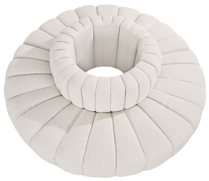 Arc - Boucle Fabric 8 Piece Round Modular Sofa