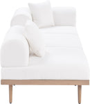 Laguna - 3 Piece Upholstered Outdoor Patio Modular Sofa With Backless Seat And 1 Arm