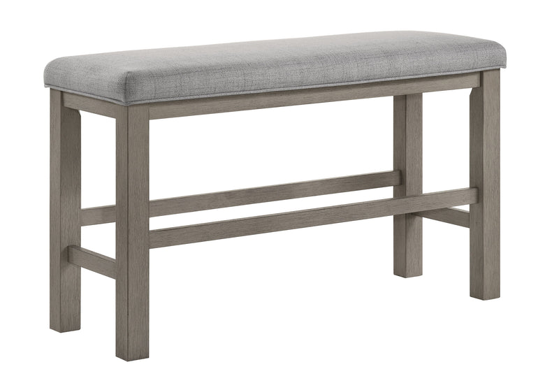Renwick - Counter Height Bench - Gray