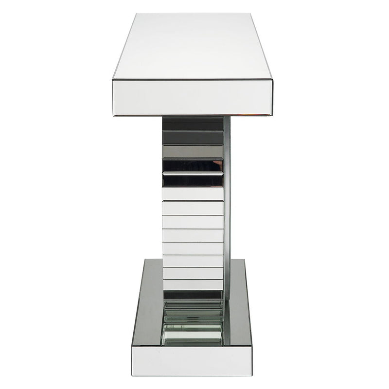 Nysa - 47"L Console Table - Mirrored & Faux Crystals