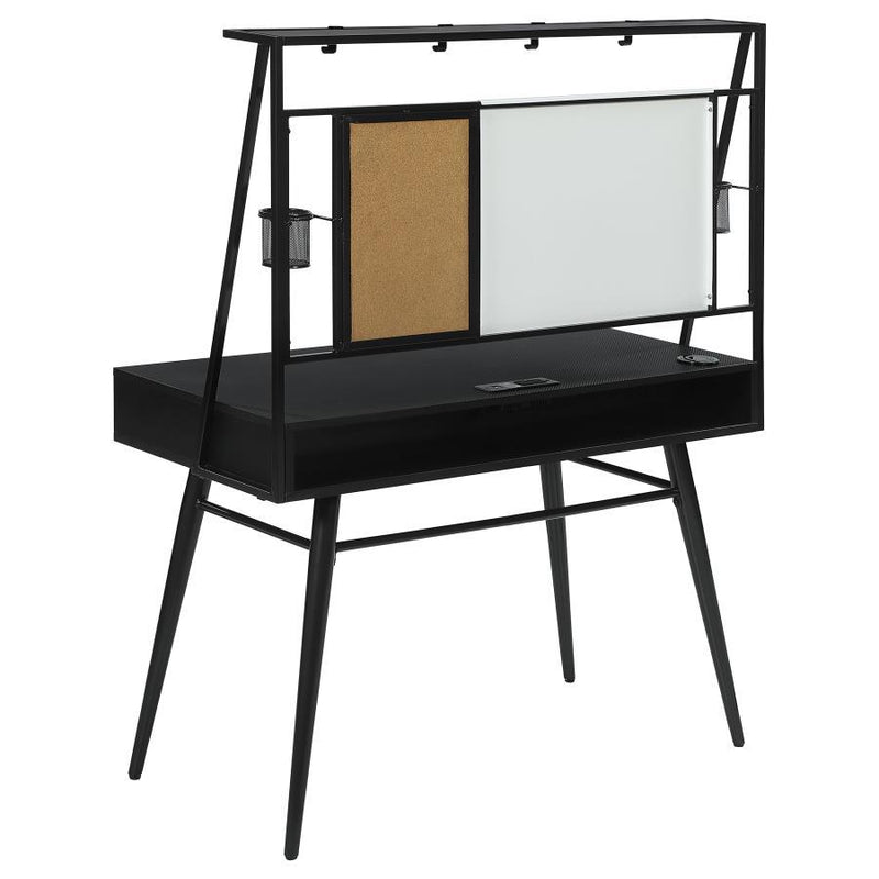 Jessie - Writing Desk With Whiteboard And USB - Black