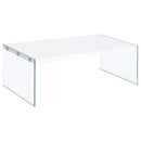 Opal - Rectangular Glass Frame Table