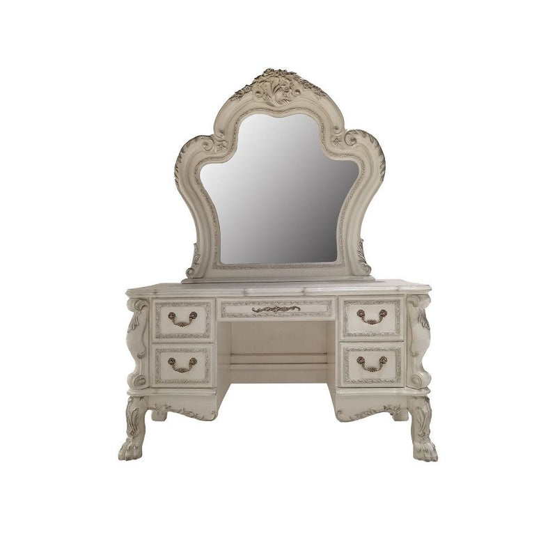Dresden II - Vanity Desk - Bone White