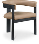 Romeo - Faux Leather Dining Chair With Black Base (Set of 2)