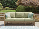 Serena Shores - Sofa With Cushion - Beige / Green