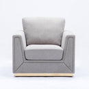 Valin - Chair - Gray Linen