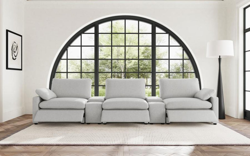 Collins - 5-Piece Power Reclining Home Theater Seating