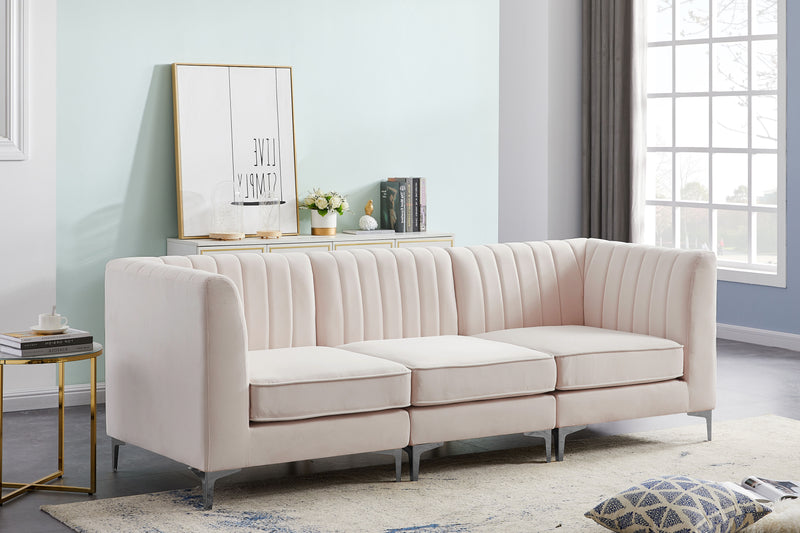 Alina - Modular Sectional - Pink - Fabric