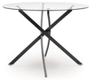 Pharwynn - 5 Pc. - Dining Room Table, 4 Side Chair - Black
