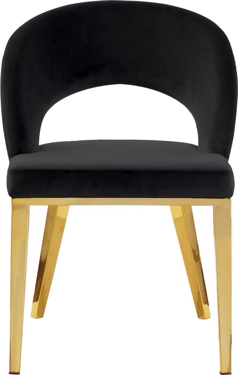 Roberto - Dining Chair with Gold Legs